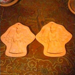 Terracotta angel cookie molds Cotton Press